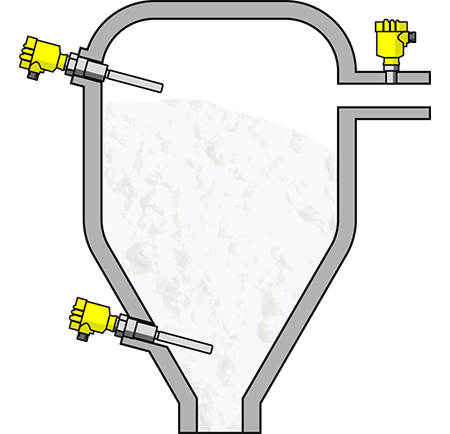 Mesure de pression et détection de niveau dans un réservoir tampon